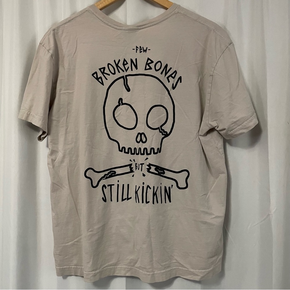 Few broken bones but still kickin’ graphic shirt size large